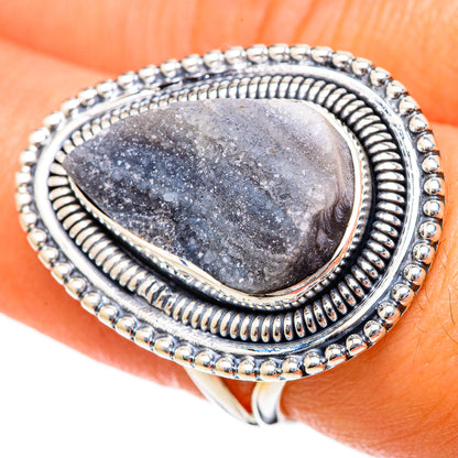Desert Druzy Rings handcrafted by Ana Silver Co - RING104463