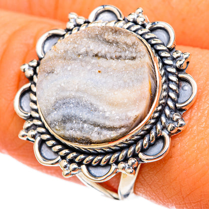 Desert Druzy Rings handcrafted by Ana Silver Co - RING104464