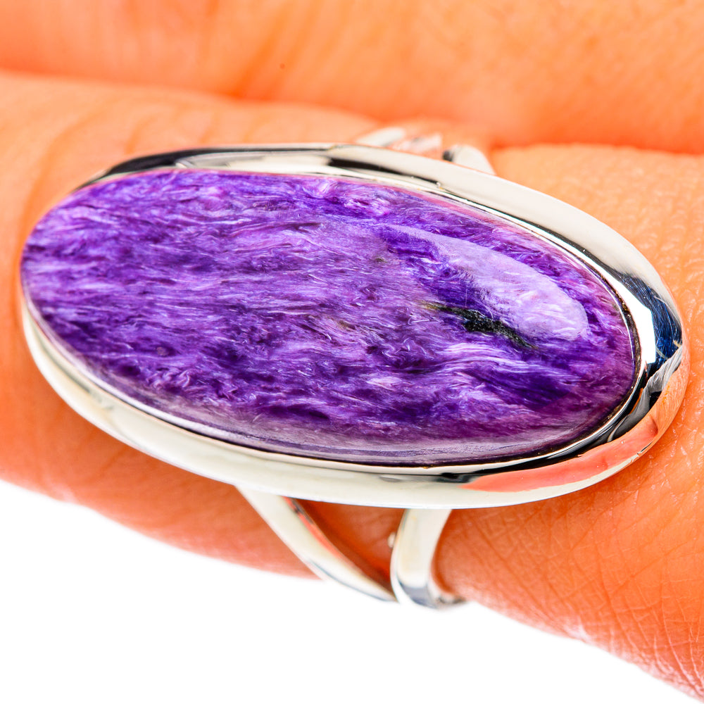 Charoite Rings handcrafted by Ana Silver Co - RING104477