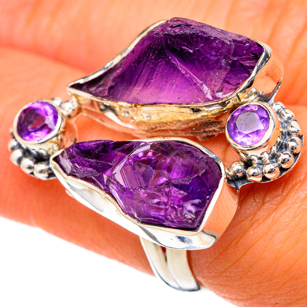 Amethyst Rings handcrafted by Ana Silver Co - RING104478