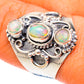 Ethiopian Opal Rings handcrafted by Ana Silver Co - RING104484