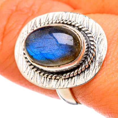 Labradorite Rings handcrafted by Ana Silver Co - RING104487