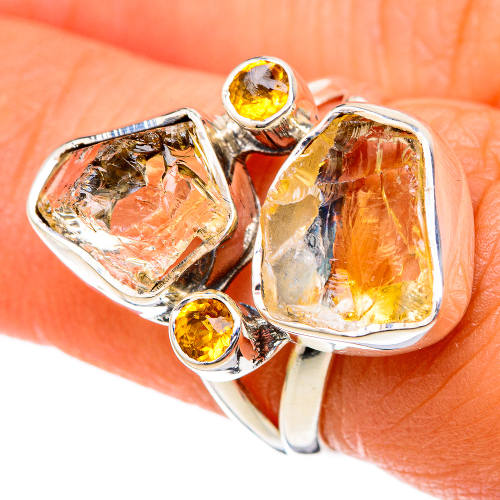 Citrine Rings handcrafted by Ana Silver Co - RING104493