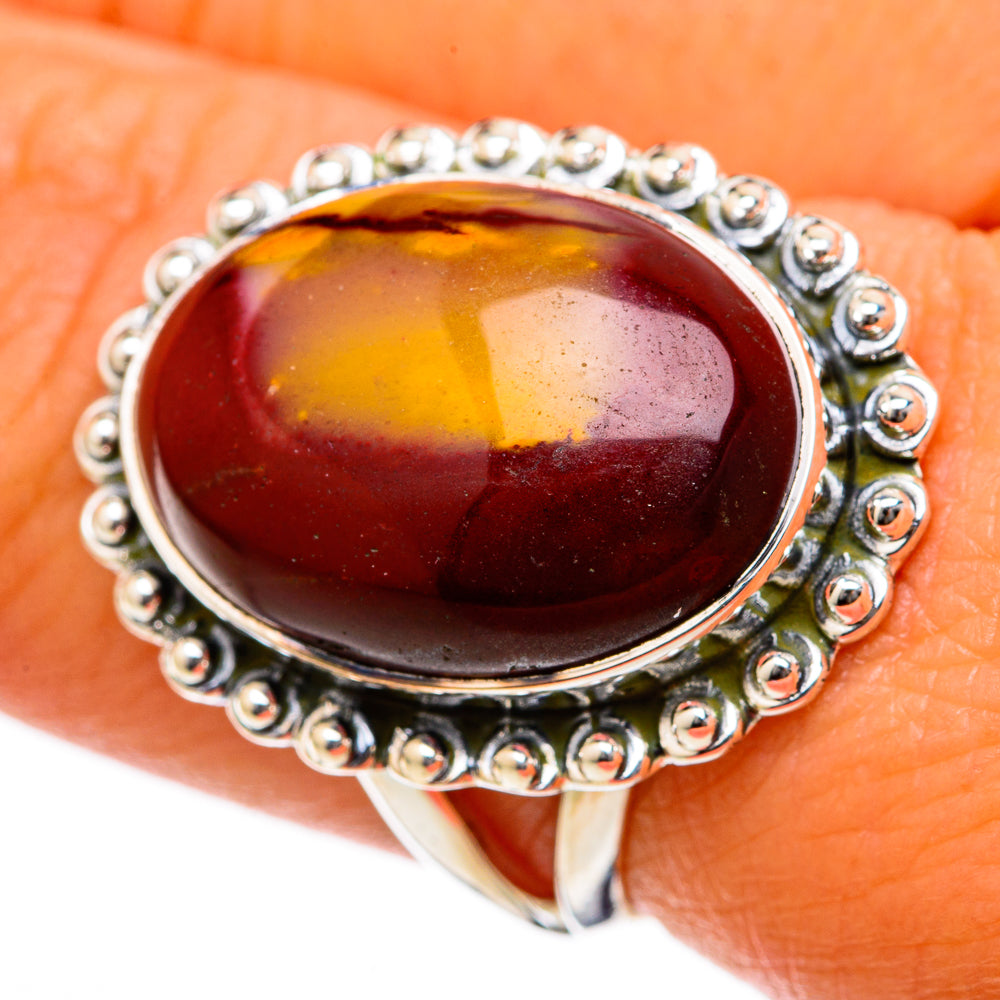 Mookaite Rings handcrafted by Ana Silver Co - RING104515