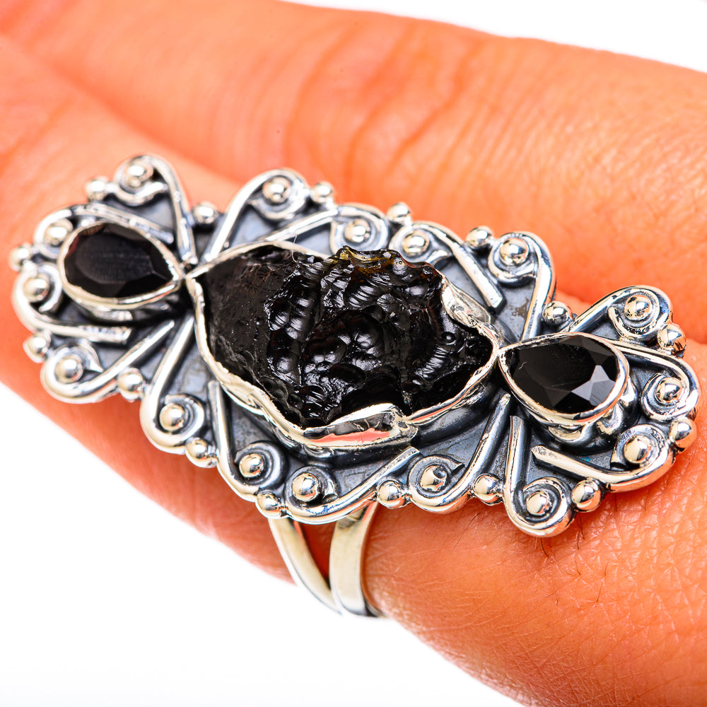 Tektite Rings handcrafted by Ana Silver Co - RING104538