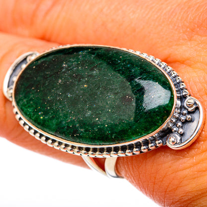Green Aventurine Rings handcrafted by Ana Silver Co - RING104555