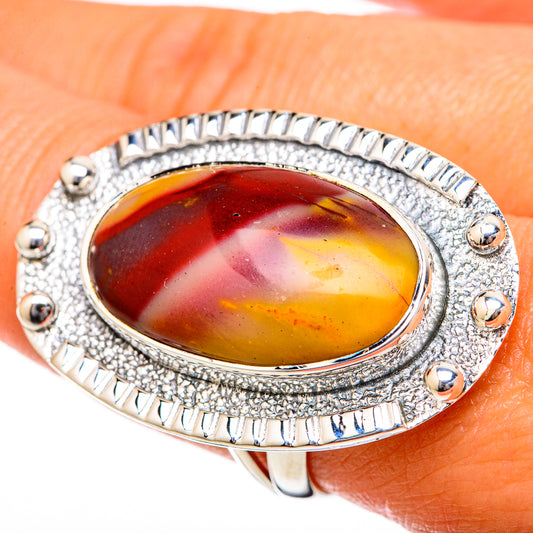 Mookaite Rings handcrafted by Ana Silver Co - RING104566