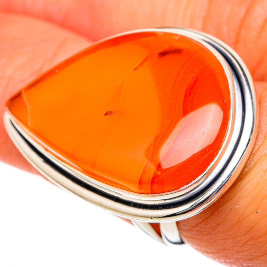 Carnelian Rings handcrafted by Ana Silver Co - RING104567