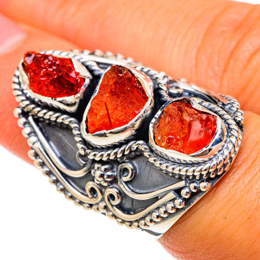 Carnelian Rings handcrafted by Ana Silver Co - RING104568
