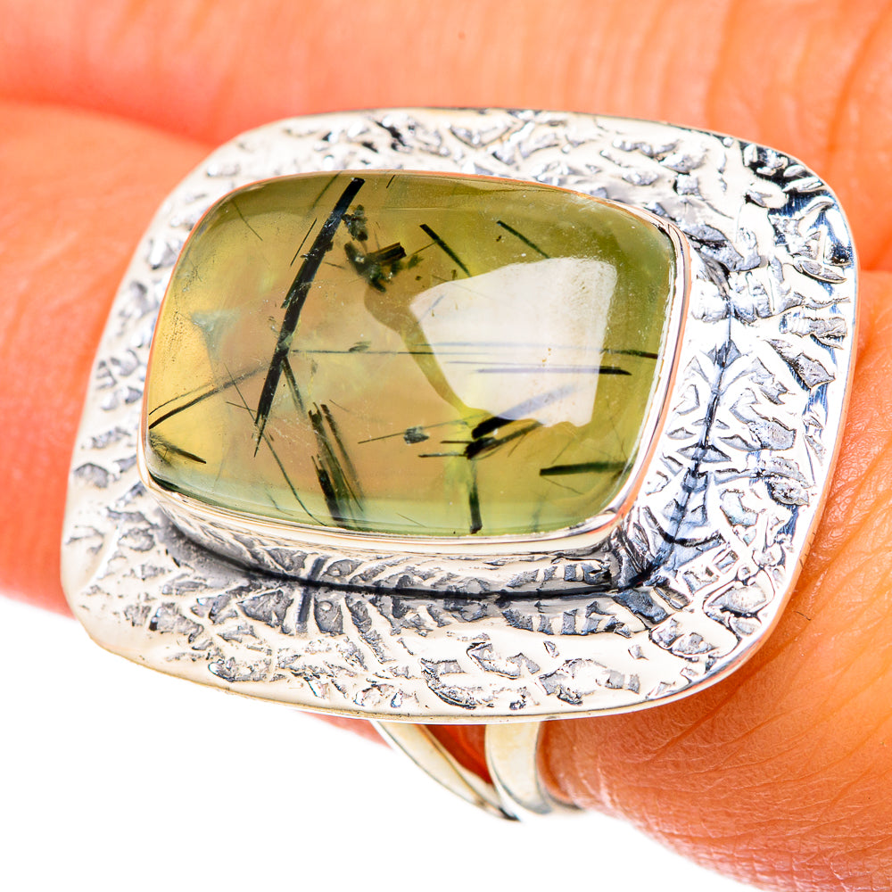 Prehnite Rings handcrafted by Ana Silver Co - RING104595