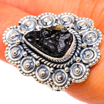 Tektite Rings handcrafted by Ana Silver Co - RING104611