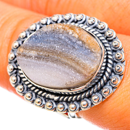 Desert Druzy Rings handcrafted by Ana Silver Co - RING104614