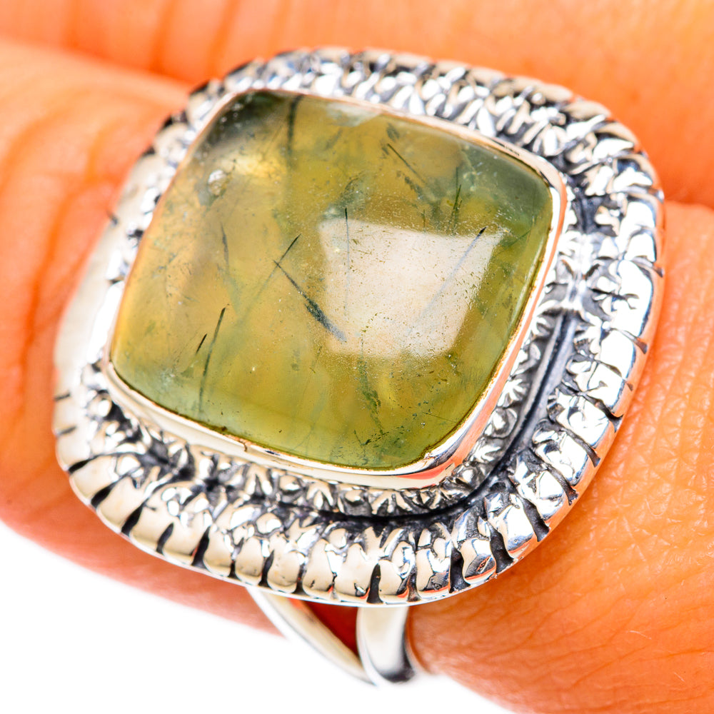Prehnite Rings handcrafted by Ana Silver Co - RING104630