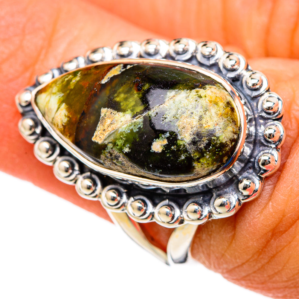 Rainforest Opal Rings handcrafted by Ana Silver Co - RING104635