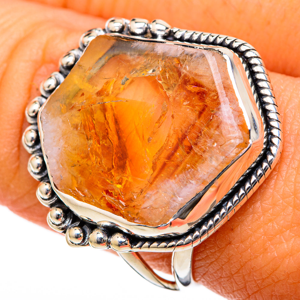 Citrine Rings handcrafted by Ana Silver Co - RING104641