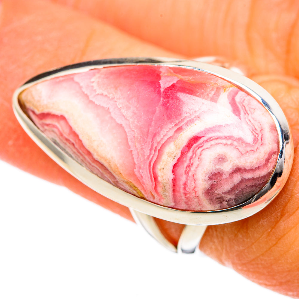 Rhodochrosite Rings handcrafted by Ana Silver Co - RING104642