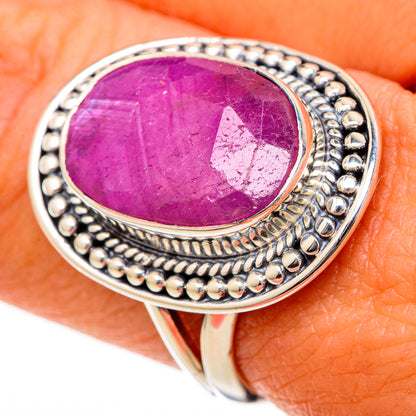 Ruby Rings handcrafted by Ana Silver Co - RING104643