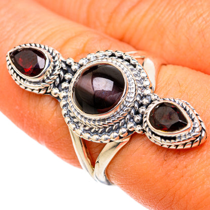 Garnet Rings handcrafted by Ana Silver Co - RING104645