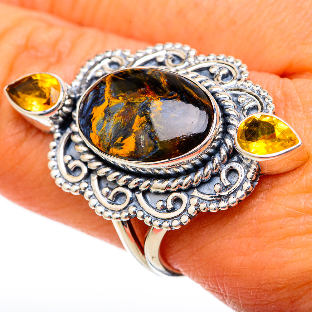 Pietersite Rings handcrafted by Ana Silver Co - RING104650