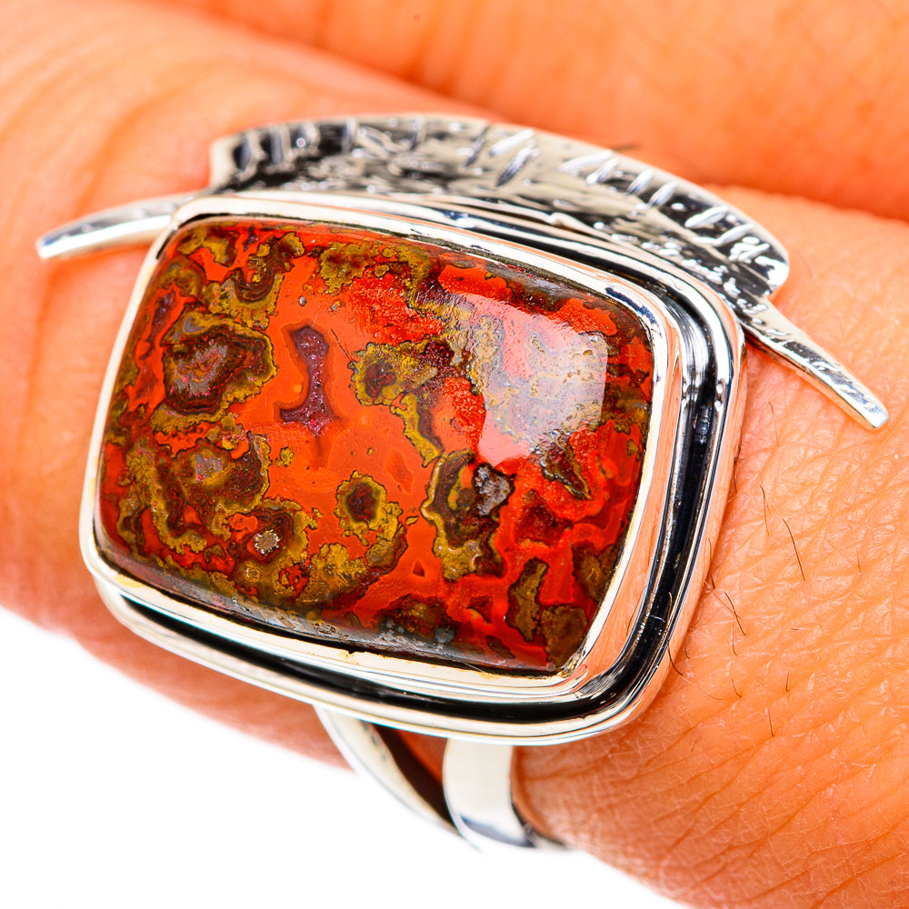 Moroccan Agate Rings handcrafted by Ana Silver Co - RING104666