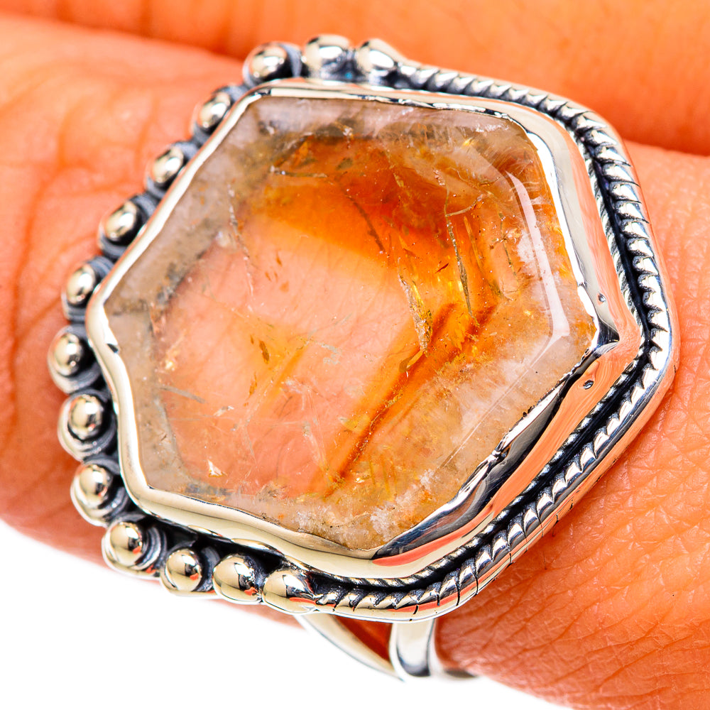 Citrine Rings handcrafted by Ana Silver Co - RING104668