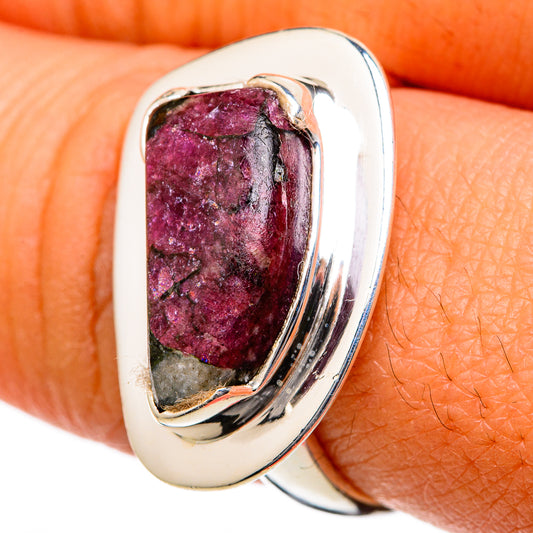 Russian Eudialyte Rings handcrafted by Ana Silver Co - RING104671