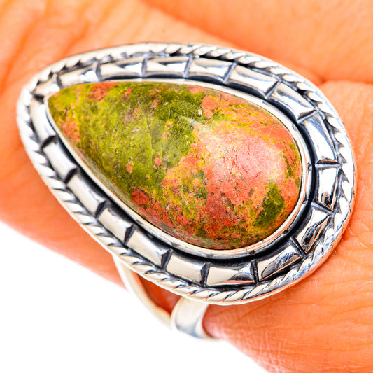 Unakite Rings handcrafted by Ana Silver Co - RING104690