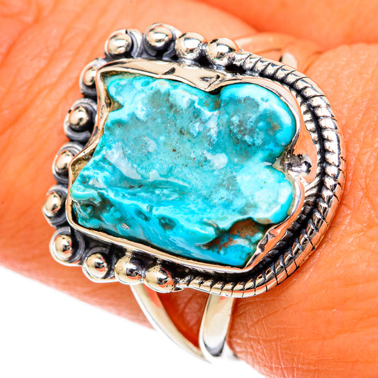 Turquoise Rings handcrafted by Ana Silver Co - RING104712