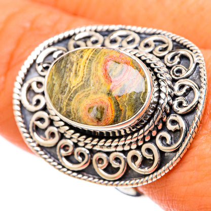 Ocean Jasper Rings handcrafted by Ana Silver Co - RING104715
