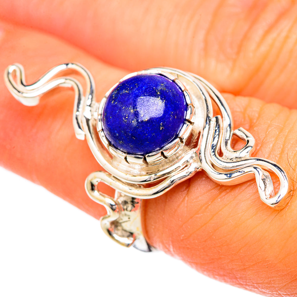 Lapis Lazuli Rings handcrafted by Ana Silver Co - RING104725