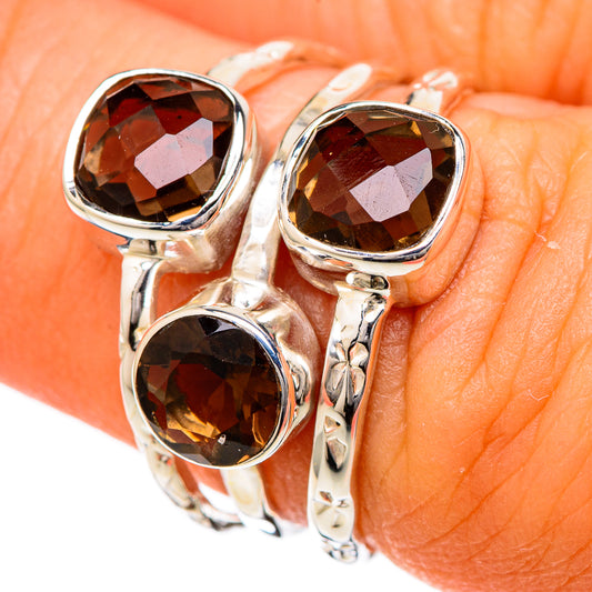 Smoky Quartz Rings handcrafted by Ana Silver Co - RING104729