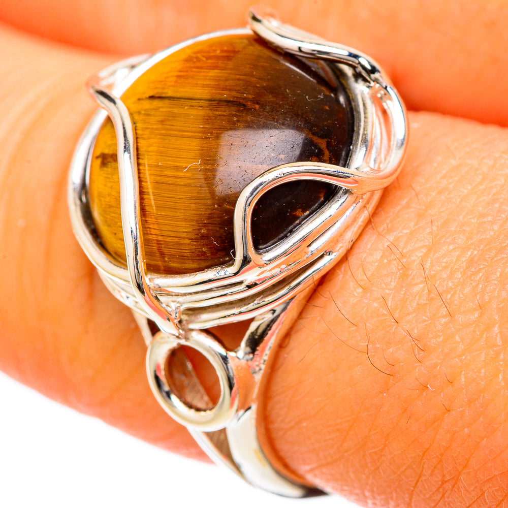 Tiger Eye Rings handcrafted by Ana Silver Co - RING104730