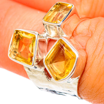 Citrine Rings handcrafted by Ana Silver Co - RING104731