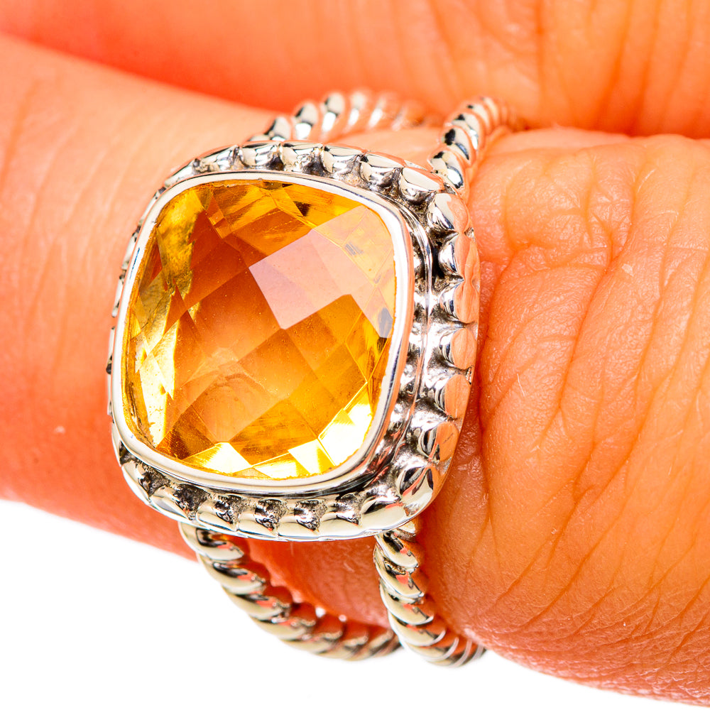 Citrine Rings handcrafted by Ana Silver Co - RING104732