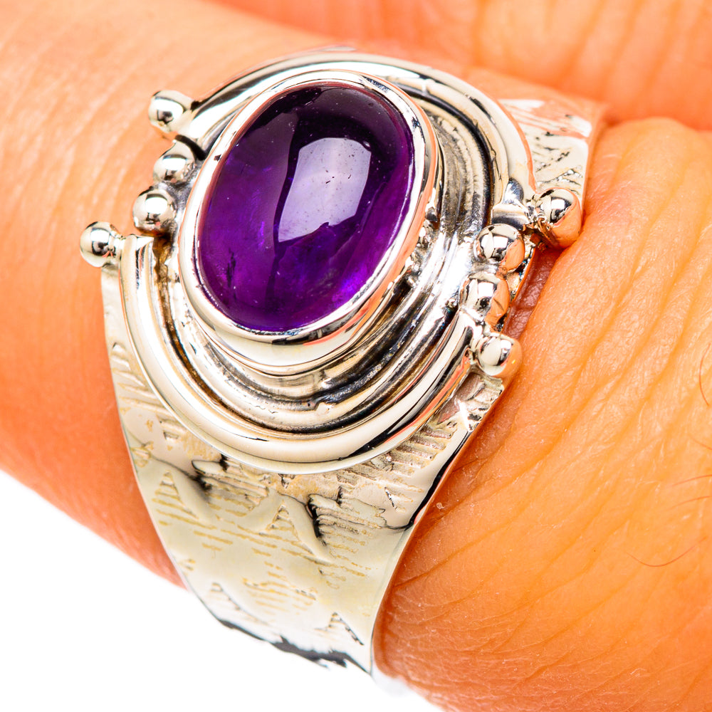 Amethyst Rings handcrafted by Ana Silver Co - RING104739