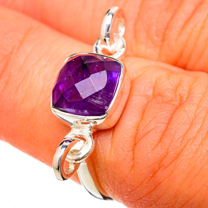 Amethyst Rings handcrafted by Ana Silver Co - RING104740