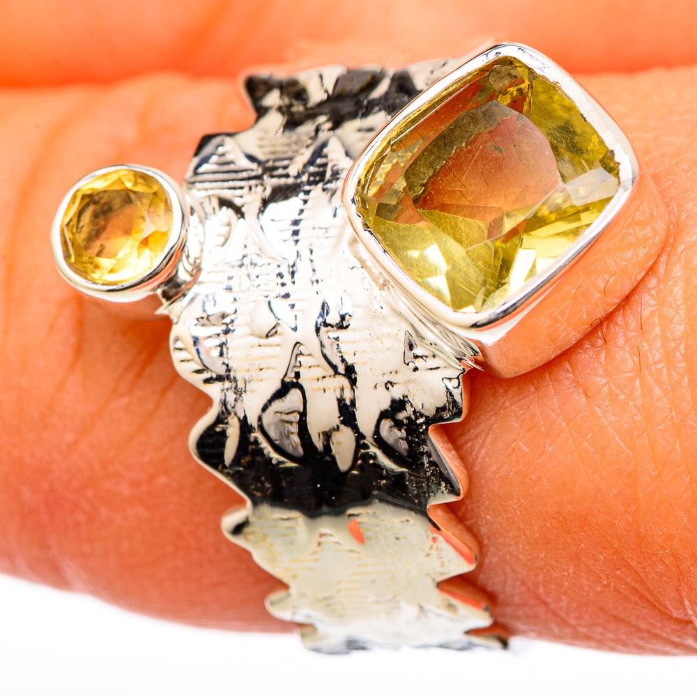 Citrine Rings handcrafted by Ana Silver Co - RING104753