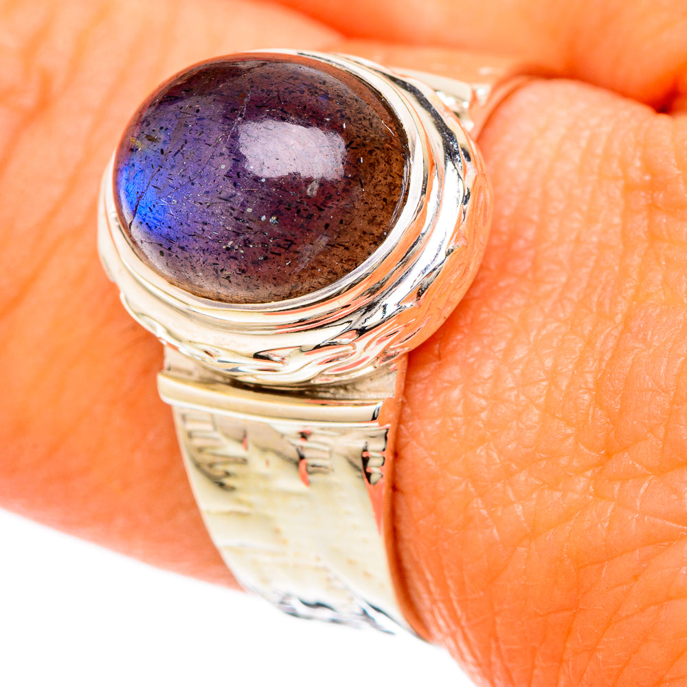 Labradorite Rings handcrafted by Ana Silver Co - RING104755