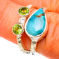 Tibetan Turquoise Rings handcrafted by Ana Silver Co - RING104762