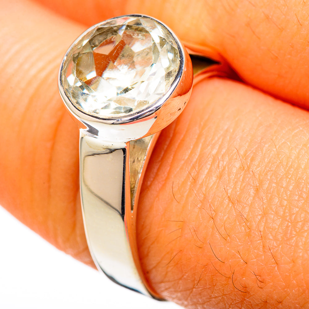 White Quartz Rings handcrafted by Ana Silver Co - RING104767