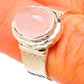 Rose Quartz Rings handcrafted by Ana Silver Co - RING104777