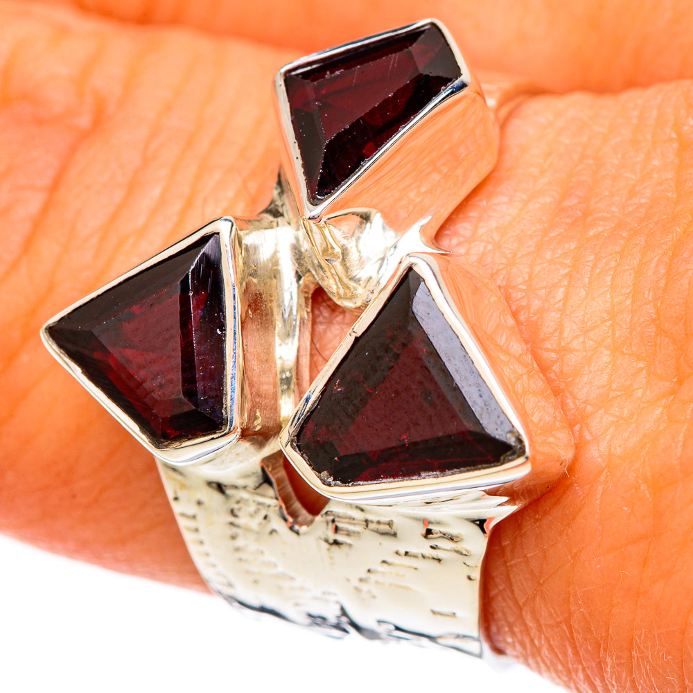 Garnet Rings handcrafted by Ana Silver Co - RING104779