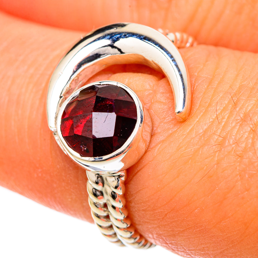 Garnet Rings handcrafted by Ana Silver Co - RING104780
