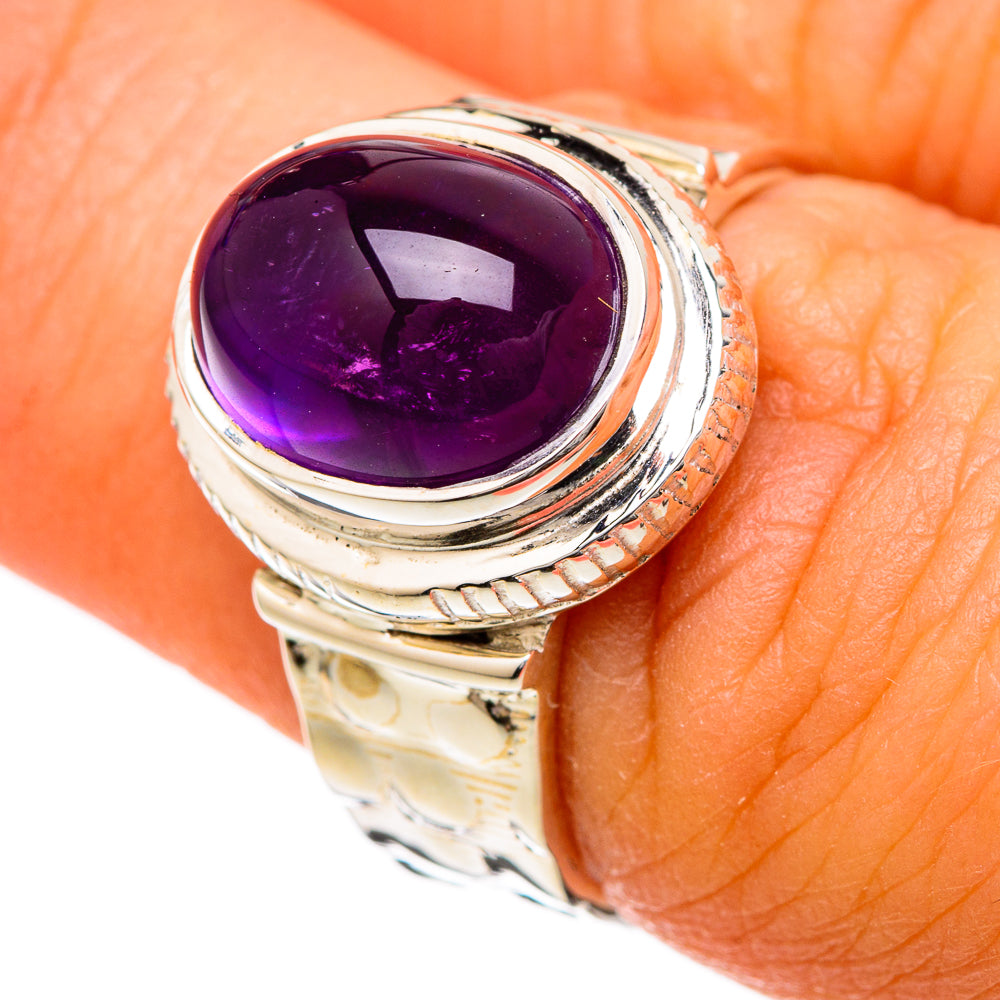 Amethyst Rings handcrafted by Ana Silver Co - RING104782