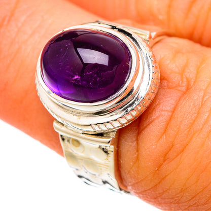 Amethyst Rings handcrafted by Ana Silver Co - RING104782