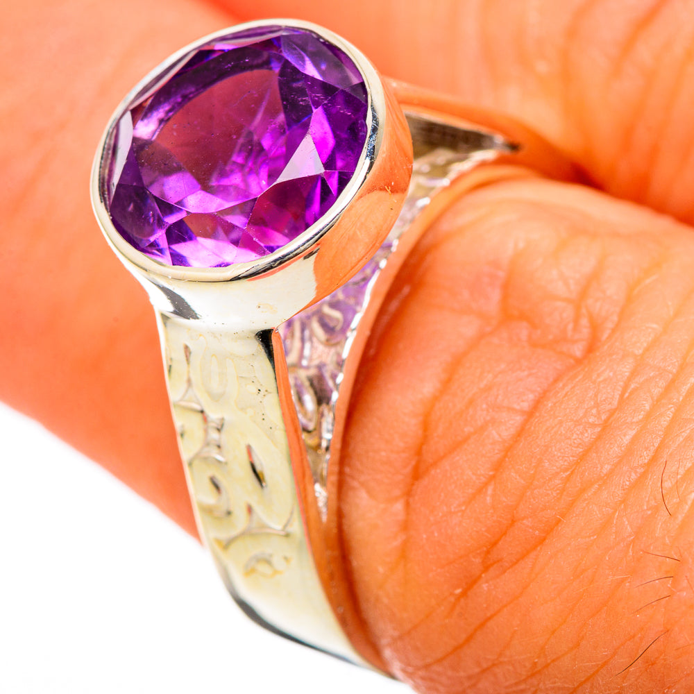 Amethyst Rings handcrafted by Ana Silver Co - RING104784