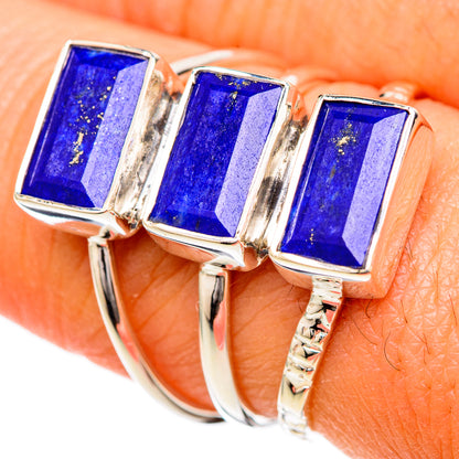 Lapis Lazuli Rings handcrafted by Ana Silver Co - RING104798