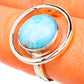 Larimar Rings handcrafted by Ana Silver Co - RING104803