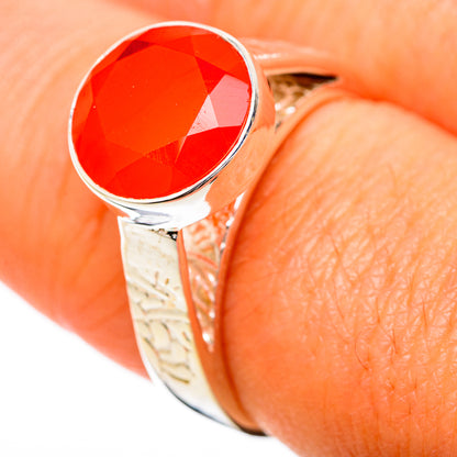 Carnelian Rings handcrafted by Ana Silver Co - RING104816