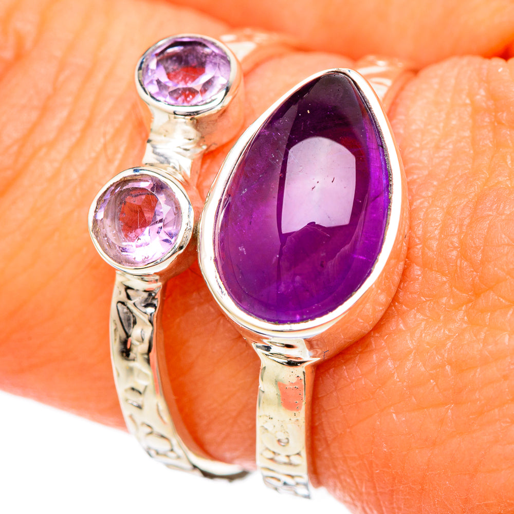 Amethyst Rings handcrafted by Ana Silver Co - RING104823